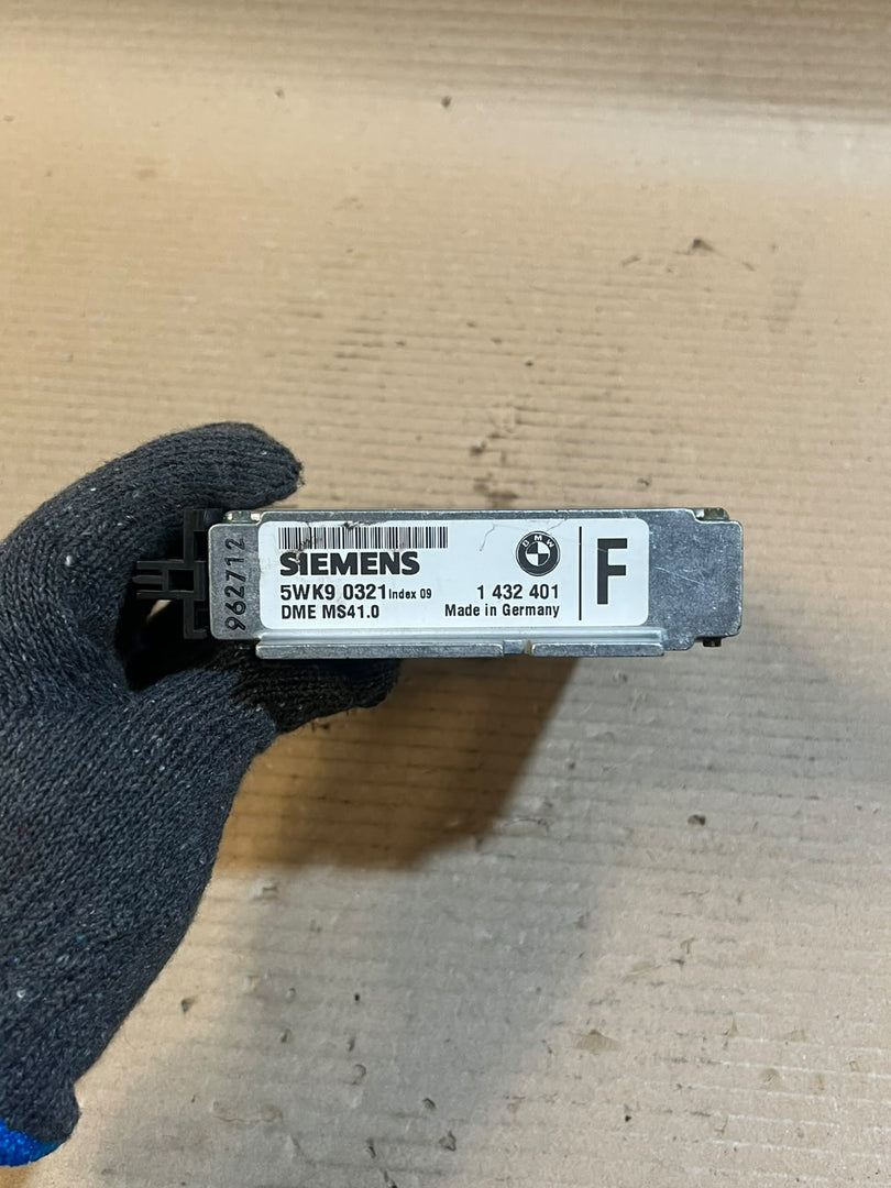 BMW E36 E39 E38 Z3 M52 Engine ECU DME MS41.0 1432401 5WK90321 Index 09 OEM