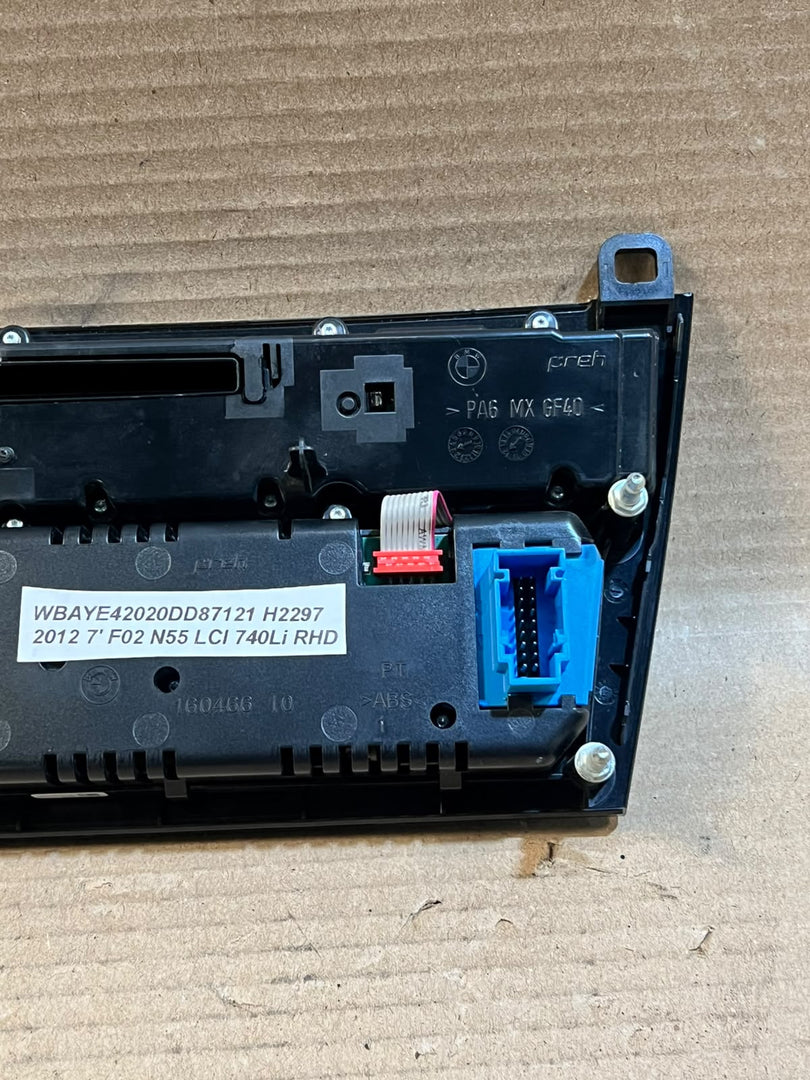 BMW 7 Series F01 F02 F03 F04 A/C Heater Climate Control Unit Panel 9299039 OEM