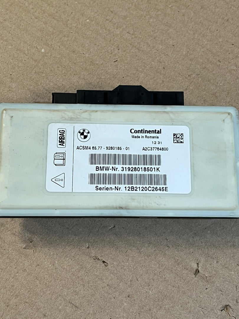 BMW F01 F02 F06 F07 F10 F11 F12 F13 F25 Airbag SRS Control Module 9280185 OEM