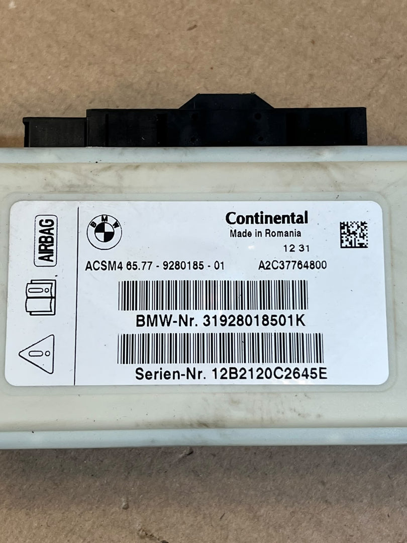 BMW F01 F02 F06 F07 F10 F11 F12 F13 F25 Airbag SRS Control Module 9280185 OEM