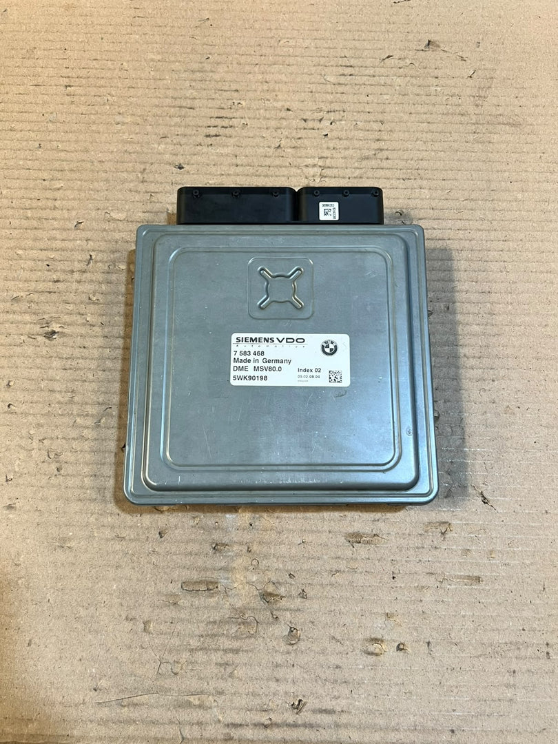 2008 BMW X5 E70 N52N 3.0L Engine ECU DME MSV80.0 7583468 OEM