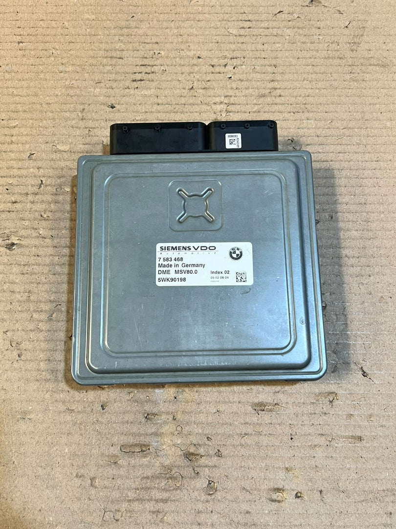 2008 BMW X5 E70 N52N 3.0L Engine ECU DME MSV80.0 7583468 OEM