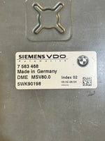 Load image into Gallery viewer, 2008 BMW X5 E70 N52N 3.0L Engine ECU DME MSV80.0 7583468 OEM