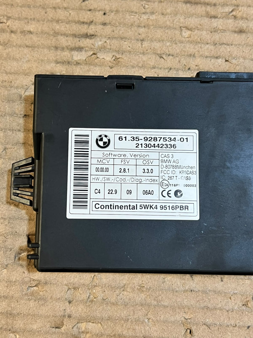 2012 BMW X1 E84 20i N20 ECU DME CAS3 + 1 Key Complete Set 8603576 OEM