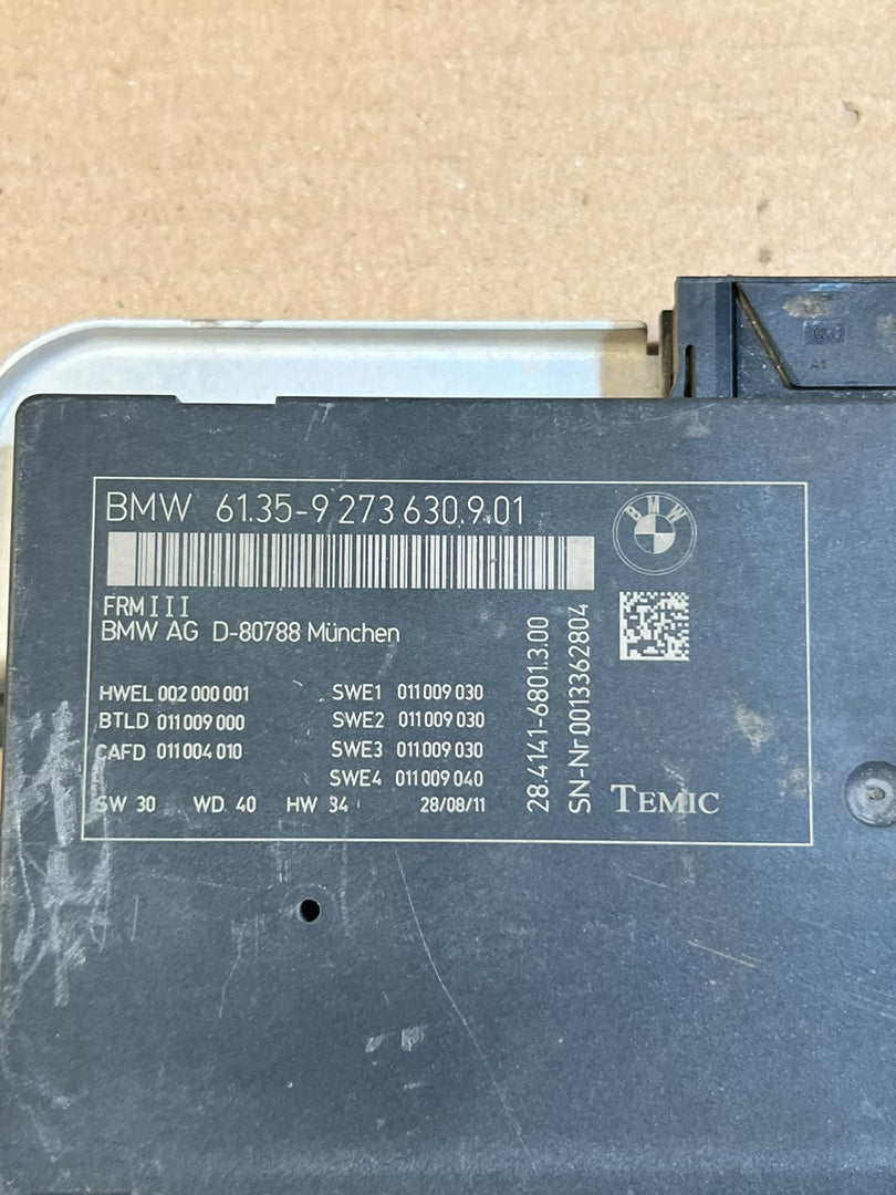 BMW 6 Series F06 F12 F13 FRM3 Footwell Light Control Module 9273630 OEM