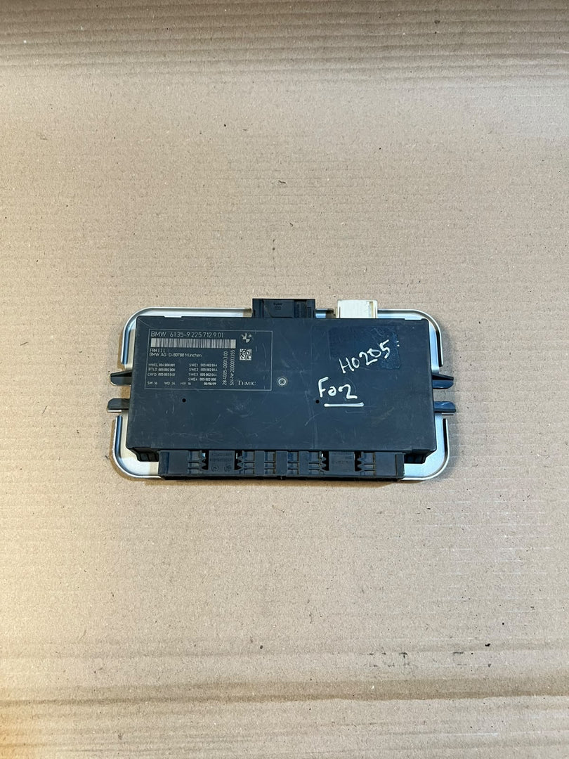 BMW 5 6 7 Series F01 F02 F07 F10 F11 FRM3 Footwell Module 9225712 OEM