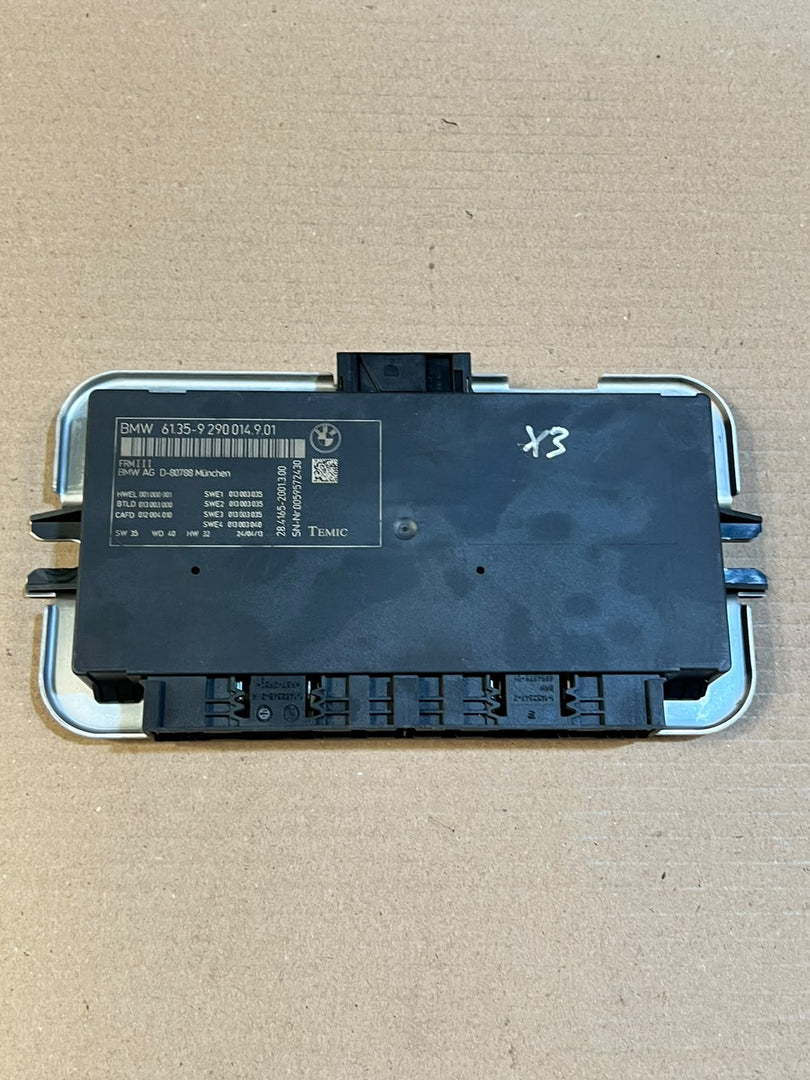 BMW X3 F25 FRM3 Footwell Body Light Control Module 9290014 OEM