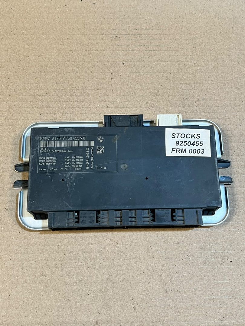 BMW 5 6 7 Series F10 F11 F12 F13 F02 X3 F25 X4 F26 FRM3 Module 9250455 OEM