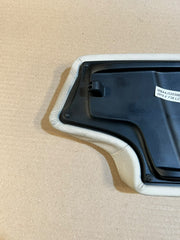 BMW Center Console Armrest Lid White Leather Storage Cover OEM