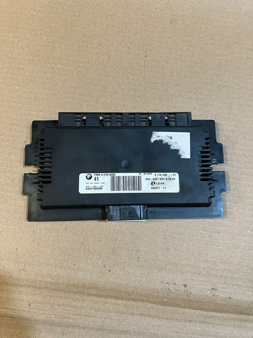 BMW X5 E70 FRM2 Footwell Light Control Module FRM II 9170452 OEM