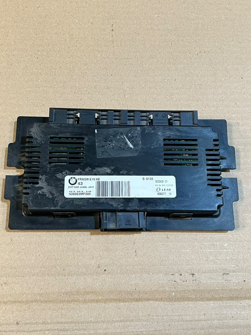 BMW X5 E70 FRM3R Footwell Light Control Module LEAR 9230432 OEM