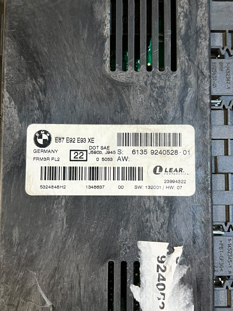 BMW X1 E84 1 3 Series E81 E87 E90 E92 FRM3R Footwell Module 9240528 OEM