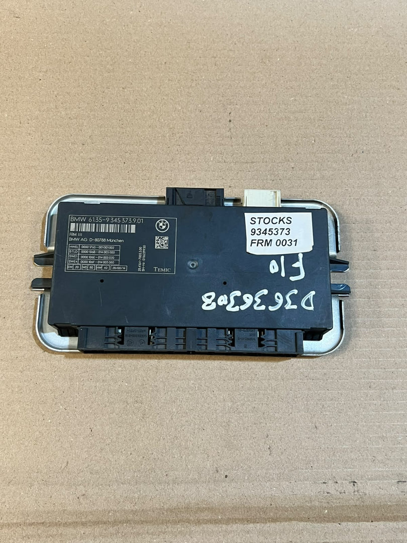 BMW 5 Series F10 F11 528i 535i 550i FRM3 Footwell Light Control Module 9345373 OEM