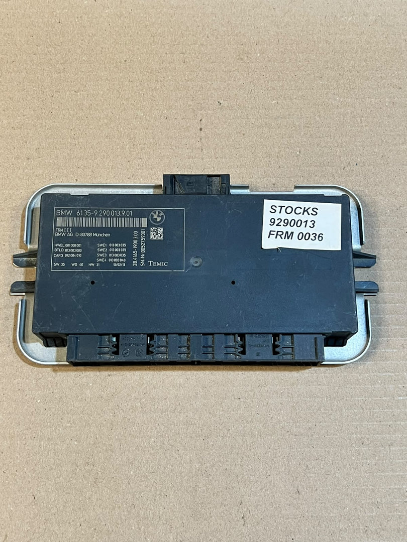 BMW X3 F25 5 6 7 Series FRM3 Footwell Light Control Module 9290013 OEM