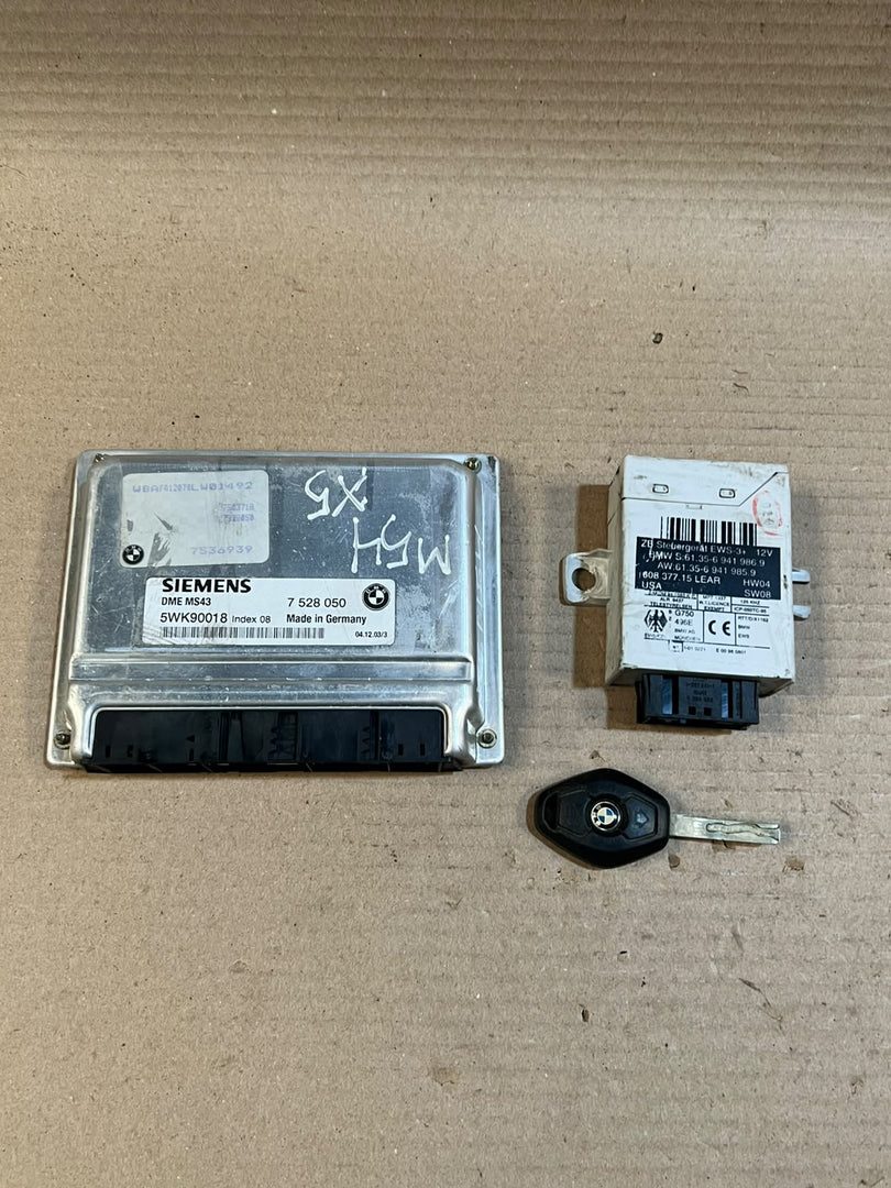 2004 BMW 325xi E46 E39 E53 3.0 M54 ECU DME Engine Control Module Set 7528050 OEM