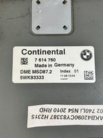 Load image into Gallery viewer, 2010 BMW 740i F02 N54 ECU DME MSD87.2 Engine Control Module Set 7614760 OEM