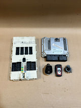 2012-2017 BMW 320d F30 N47N Engine Control Unit DDE ECU Kit with Key 8573259 OEM