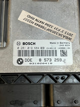 2012-2017 BMW 320d F30 N47N Engine Control Unit DDE ECU Kit with Key 8573259 OEM