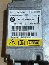 BMW X5 E70 X6 E71 X1 E84 SRS Airbag Control Module ECU 9240083 OEM