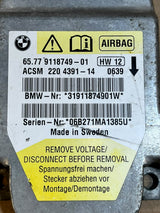 BMW E60 E63 E64 E89 5 6 Series Z4 ACSM SRS Airbag Control Module 9118749 OEM