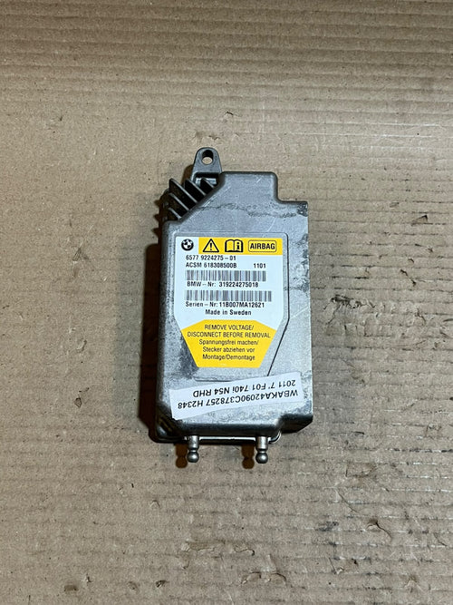 2010 BMW 535i GT F07 SRS Airbag Control Module ECU 9224275 OEM
