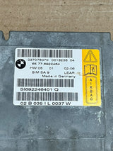 BMW 7 Series E65 E66 E67 SIM Safety Information SRS Airbag Control Module 6922464 OEM