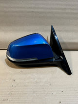 2012-2019 BMW F20 F21 F30 F31 Right Side Wing Mirror Blue 6 Pin 013079 RHD OEM