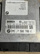 2006-2007 BMW 550i 650i 750i N62 Engine Control Unit DME ECU Bosch 7566706 OEM
