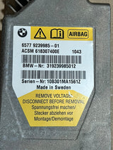 2011-2016 BMW F10 F11 F07 528i 535i 550i ACSM SRS Airbag Control Module 9239985 OEM