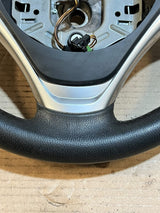 2006-2013 BMW E90 E91 E92 E93 3 Series Black Leather Steering Wheel Paddles 3051626 OEM