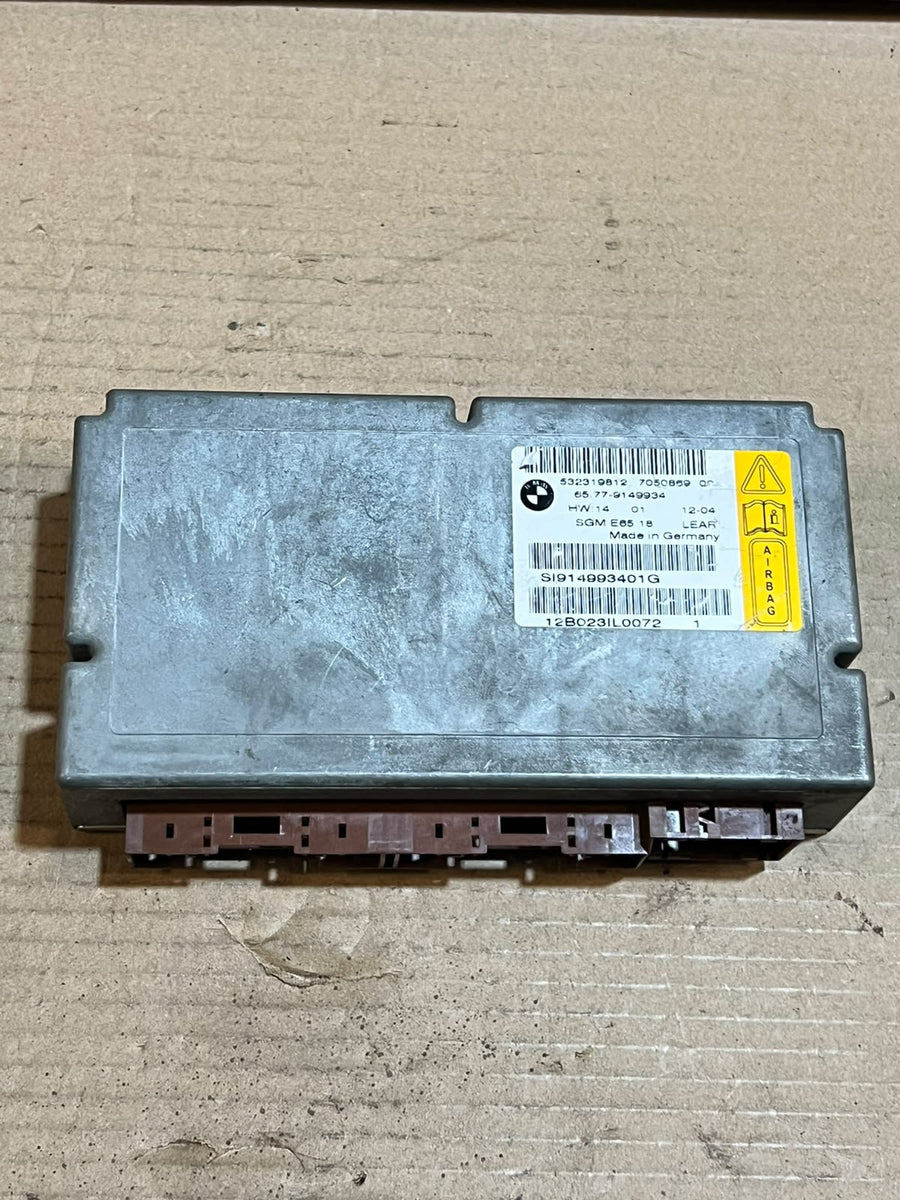 2006-2008 BMW 7 Series E65 E66 750i 750Li SRS Airbag Safety Control Module 9149934 OEM