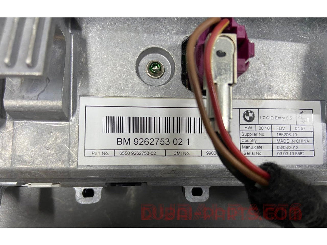9262753 LCD DISPLAY F30 6.5 inches with cable 2014