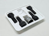 BMW 6792851-Genuine BMW 8 Ser X5 X6 i8 i4 i3 Wheel Lock Set Metal Anti-Theft NEW OEM 6792851