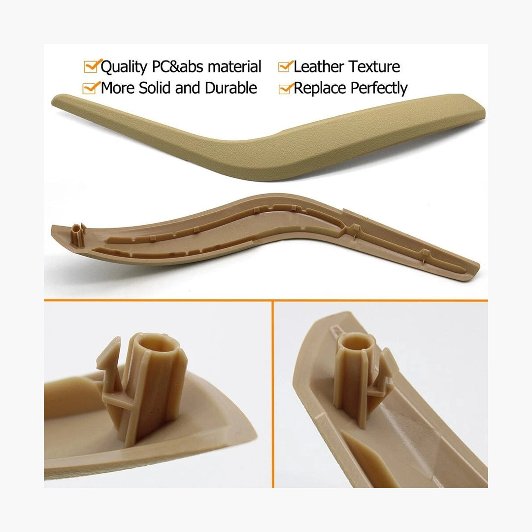 4 pcs Interior door handle panel trim Cover for BMW X1 E84 2009-2015 Beige